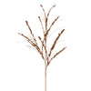 Vickerman QG221558 36" Rose Gold Berry Twig Glitter Spray 6 Per Bag.