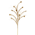 Vickerman QG221708 36" Gold Mini Star Glitter Spray 6 Per Bag.