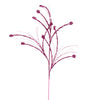 Vickerman QG221779 36" Pink Mini Star Glitter Spray 6 Per Bag.