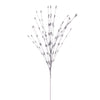 Vickerman QG221907 36" Silver Berry Glitter Spray 6 Per Bag.