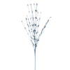 Vickerman QG221932 36" Baby Blue Berry Glitter Spray 6 Per Bag.