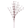 Vickerman QG221965 36" Burgundy Berry Glitter Spray 6 Per Bag.