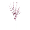 Vickerman QG221979 36" Pink Berry Glitter Spray 6 Per Bag.