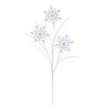 Vickerman QG223011 31" White Snowflake Glitter Spray 6 Per Bag.