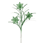 Vickerman QG223034 31" Juniper Snowflake Glitter Spray 6 Per Bag.