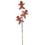 Vickerman QG223543 28" Gingerbread Man Spray 6 Per Bag.