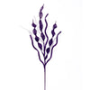 Vickerman QG223866 34" Purple Multi Spiral Glitter Spray 4 Per Bag.