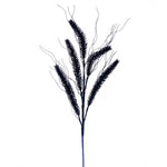 Vickerman QG224231 30" Midnight Blue Wheat Glitter Spray 6 Per Bag.