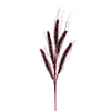 Vickerman QG224265 30" Burgundy Wheat Glitter Spray 6 Per Bag.