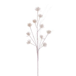 Vickerman QG224411 30" White Mini Flower Glitter Spray 6 Per Bag.