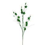 Vickerman QG224604 33" Green Star And Ball Glitter Spray 6 Per Bag.