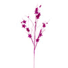 Vickerman QG224613 33" Hot Pink Star And Ball Glitter Spray 6 Per Bag.