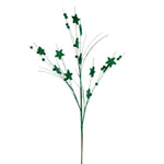 Vickerman QG224644 33" Seafoam Star And Ball Glitter Spray 6 Per Bag.