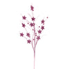 Vickerman QG224679 33" Pink Star And Ball Glitter Spray 6 Per Bag.