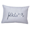 Vickerman QTX17381 Decorative 14" X 20" Sequin Peace Pillow