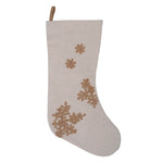 Vickerman QTX17402 Decorative 8" X 19" Falling Flakes Christmas Stocking