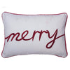 Vickerman QTX17441 Decorative 14" X 20" Merry Pillow