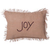 Vickerman QTX17511 Decorative 14" X 20" Holiday Words Joy Pillow