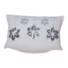 Vickerman QTX17542 Decorative 12" X 20" Silver Flakes Pillow