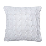 Vickerman QTX17591 Decorative 18" X 18" Cable Knit Cushion Pillow