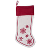 Vickerman QTX17602 Decorative 8" X 19" Let It Snow Collection Christmas Stocking