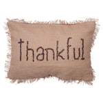 Vickerman QTX17661 Decorative 14" X 20" Thankful Pillow