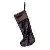 Vickerman QTX21722 20" X 8" Cocoa Mink Faux Fur Stocking. It'S Fully Lined And Has A Zipper Closure.