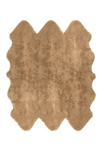 Floor Area Rug Curly Sheepskin Wool Butterscotch Indoor Accent Rug 5'x 6' By Auskin
