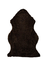 Curly Longwool Sheepskin Rug 2'x3' – Single Pelt Natural Wool Rug with Textured Finish for Indoor Decor by Auskin