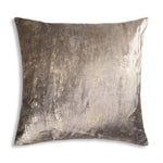 Raina Ombre Velvet Foil Pillow – 22" x 22" Artistic Metallic Accent Cushion for Sofa, Bed & Lounge Seating By Cloud9