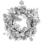 Vickerman RL192522 22" Silver Eucalyptus Artificial Christmas Wreath Unlit