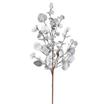 Vickerman RL192534 34" Silver Eucalyptus Artificial Christmas Spray. Includes 3 Sprays Per Pack.