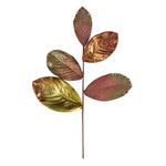 Vickerman RL192723 23" Mocha Magnolia Leaf Artificial Christmas Pick 4 Per Set