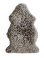 Single Pelt Curly Wool Rug