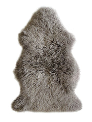 Single Pelt Curly Wool Rug
