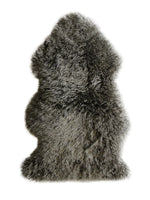 Single Pelt Curly Wool Rug