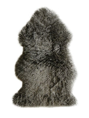 Single Pelt Curly Wool Rug