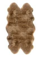 Luxury Long Wool Sheepskin Rug Quarto 3.5' x 6' Natural Hide Rug for Indoor Decor By Auskin