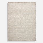 Uttermost 71165-6 Lovelle Ivory Soft Wool Hand Woven Rug in 6 x 9 Size with New Zealand Wool Striations