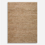 Uttermost 70035-6 Makula Natural Jute 6 X 9 Rug with Braided Hand Knotted Construction