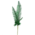 Vickerman RX192804 30" Green Glitter Fern Berry Artificial Christmas Spray. Includes 2 Sprays Per Pack.