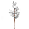 Vickerman RX193207 36" Silver Glitter Pine Cone Artificial Christmas Spray. Includes 3 Sprays Per Pack.