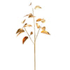 Vickerman RX193308 33" Gold Shiny Leaf Artificial Christmas Spray. Includes 2 Sprays Per Pack.