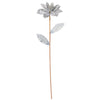 Vickerman RX193407 30" Silver Glitter Magnolia Artificial Christmas Spray. Includes 2 Sprays Per Pack.