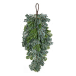 Vickerman RY191027 27.5" Green Medford Pine Artificial Christmas Teardrop Unlit