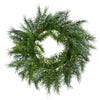 Vickerman RY191523 23" Green Woolsey Pine Artificial Christmas Wreath Unlit