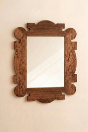 Distressed Reclaimed Wood Framed Wall Mirror 41
