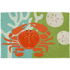 Coastal Crab Doormat – 20"x30" Indoor/Outdoor Beach Rug