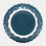 Sagebrook Home 15737-02 9" Textured Vase, Teal