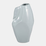 Sagebrook Home 16386-05 Ceramic, 14" Abstract Vase, Mint Green